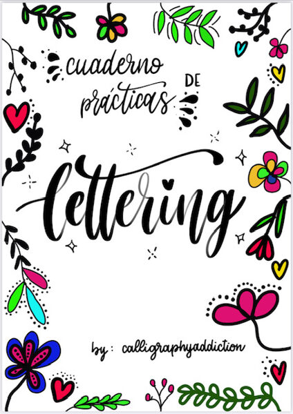 Pack Lettering iniciación “Cuaderno de prácticas para principiantes de Lettering” + rotulador brush pen (formato físico) envío a España (península y Baleares) 